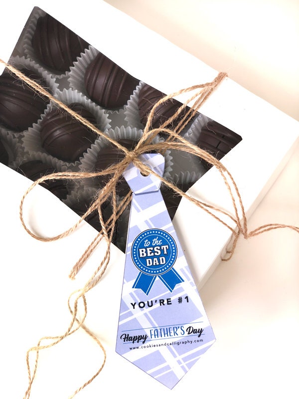 Happy Father's Day Necktie Gift Tags