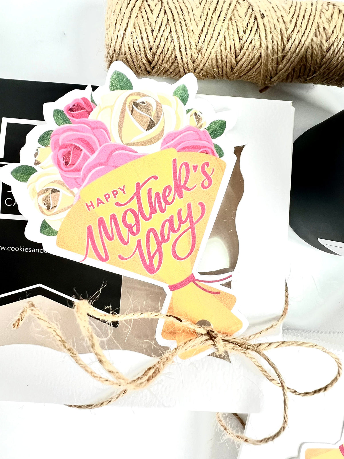 Happy Mother's Day Flower Bouquet Gift Tags