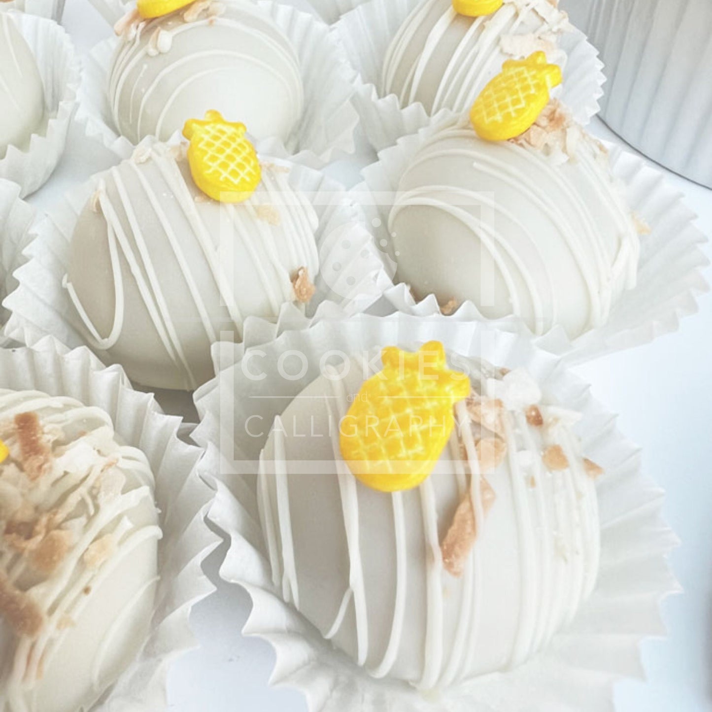 RECIPE: Piña Colada Cake Balls | Printable Baking Recipe | Best Pineapple Coconut Cake Ball Recipe