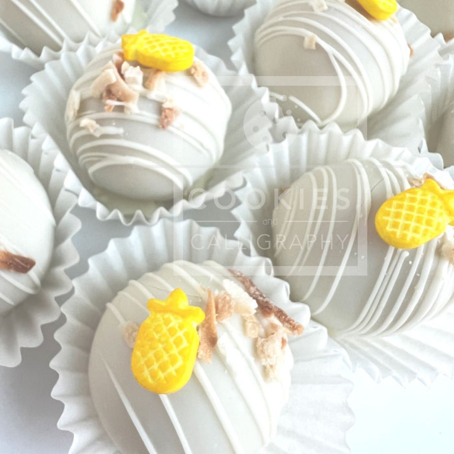 RECIPE: Piña Colada Cake Balls | Printable Baking Recipe | Best Pineapple Coconut Cake Ball Recipe
