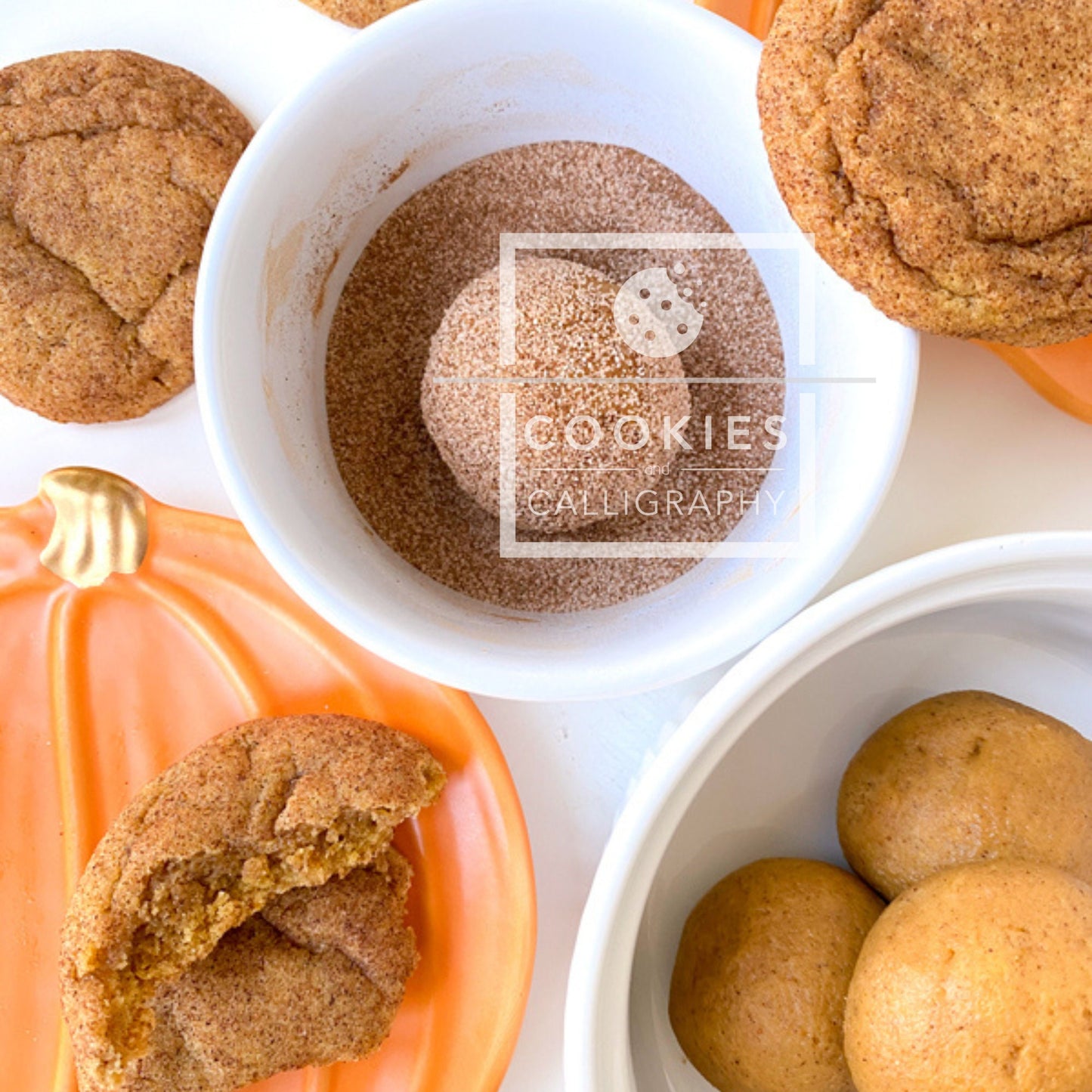 RECIPE: Pumpkin Snickerdoodle Cookies | Printable Cookie Recipe | Best Pumpkin Spice Cookie Recipe