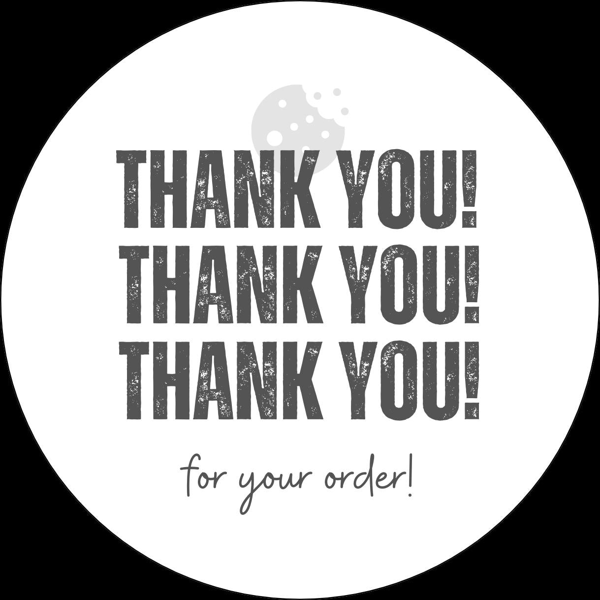Thank You For Your Business Instant Printable Stickers