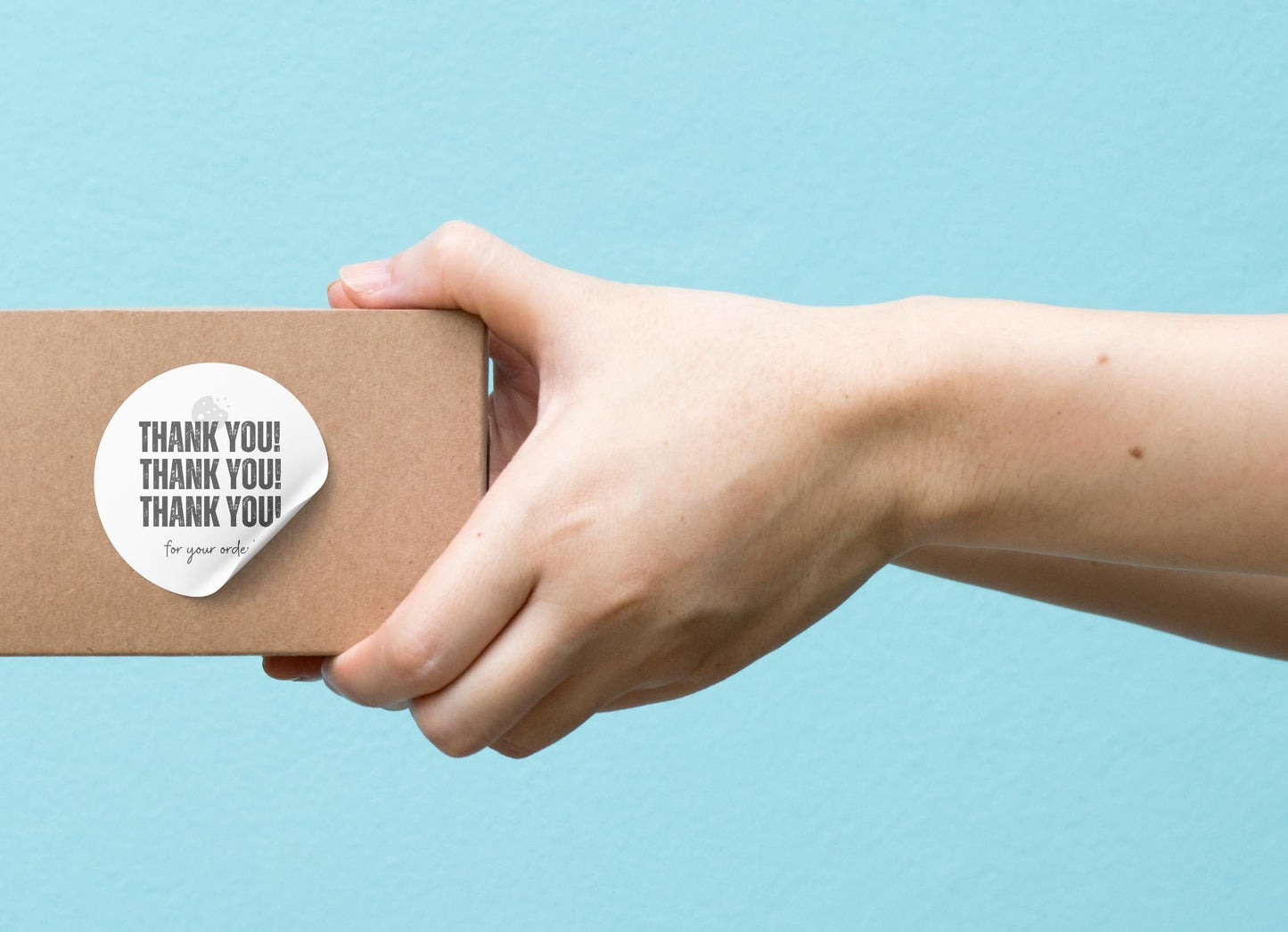 Thank You For Your Business Instant Printable Stickers
